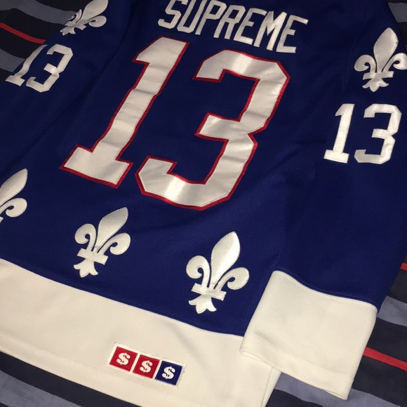 Supreme Fleur de Lis Hockey Jersey - Picture 6 of 8